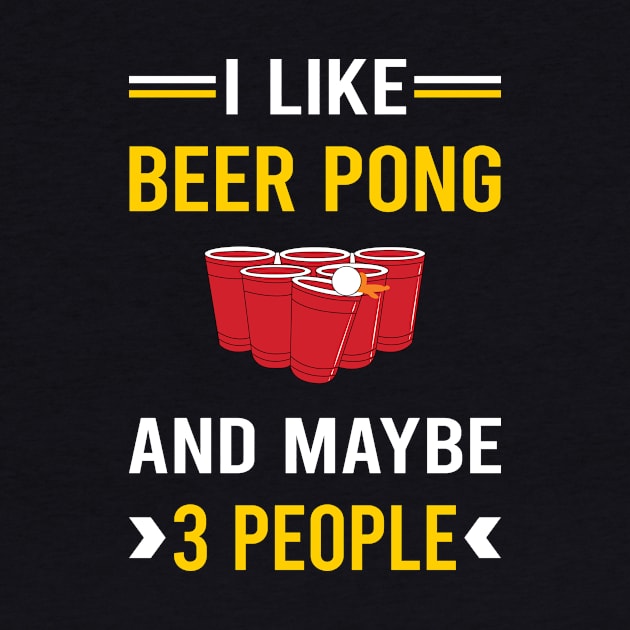 3 People Beer Pong by Bourguignon Aror